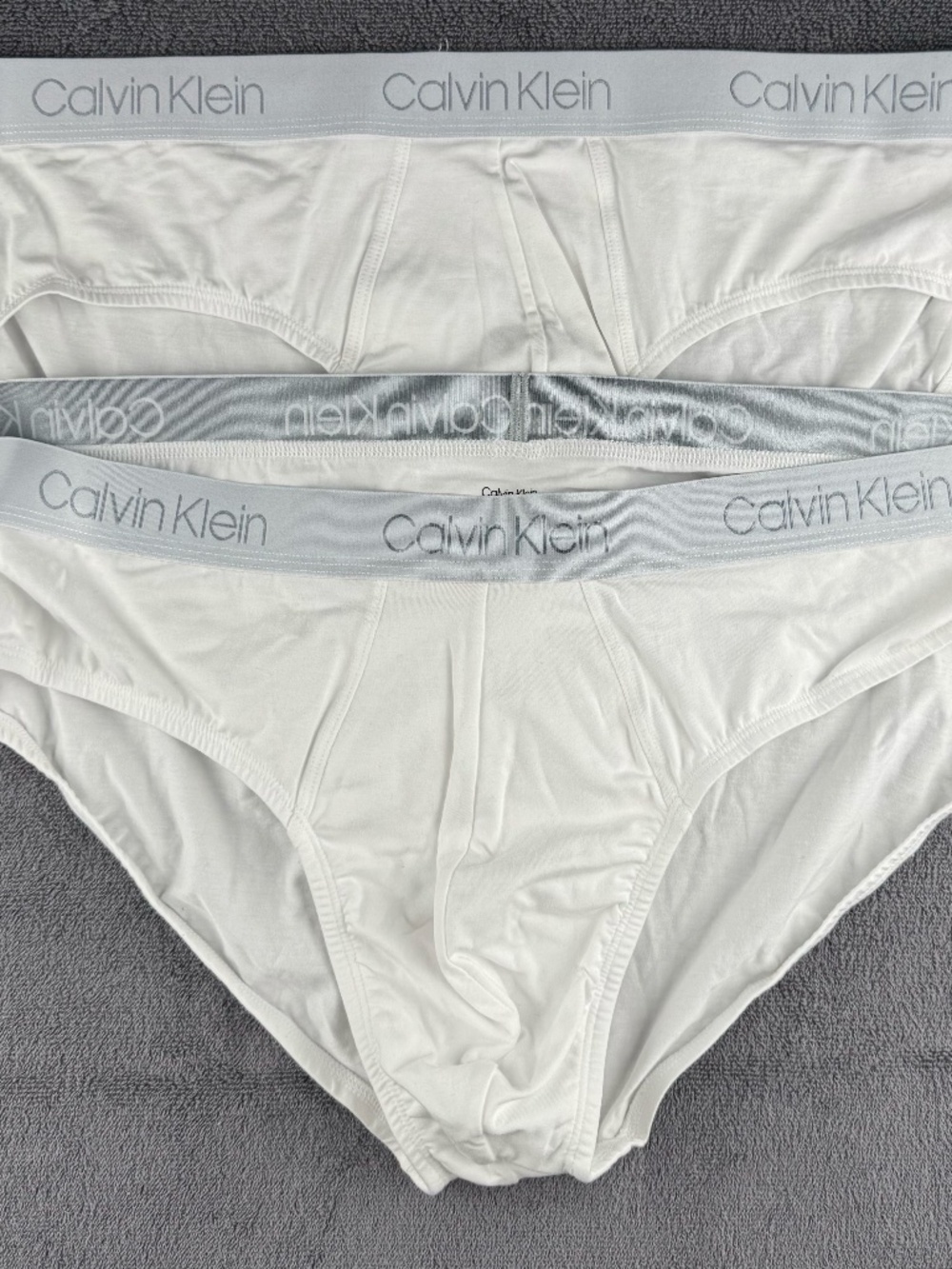 Calvin Klein men's pima cotton hip briefs - 2 pair - no package